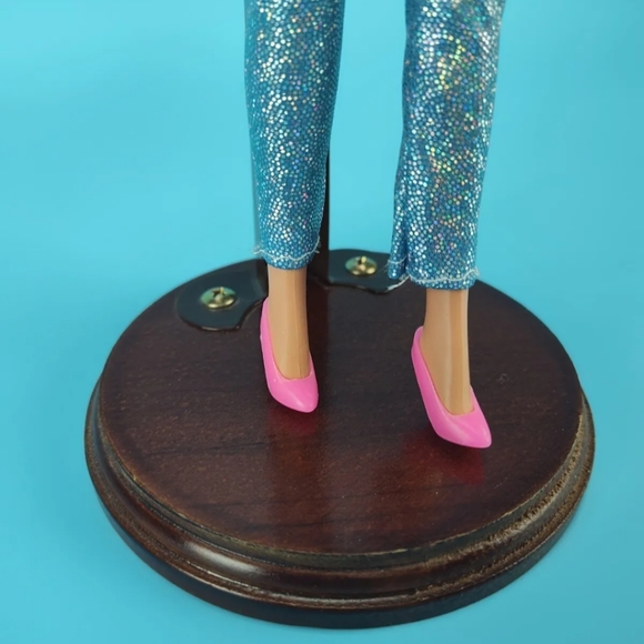 Mattel Vintage 1990s Barbie Doll 12" Bleach Blonde Hair + 1 Pc Bodysuit Shoes VG - Picture 9 of 12